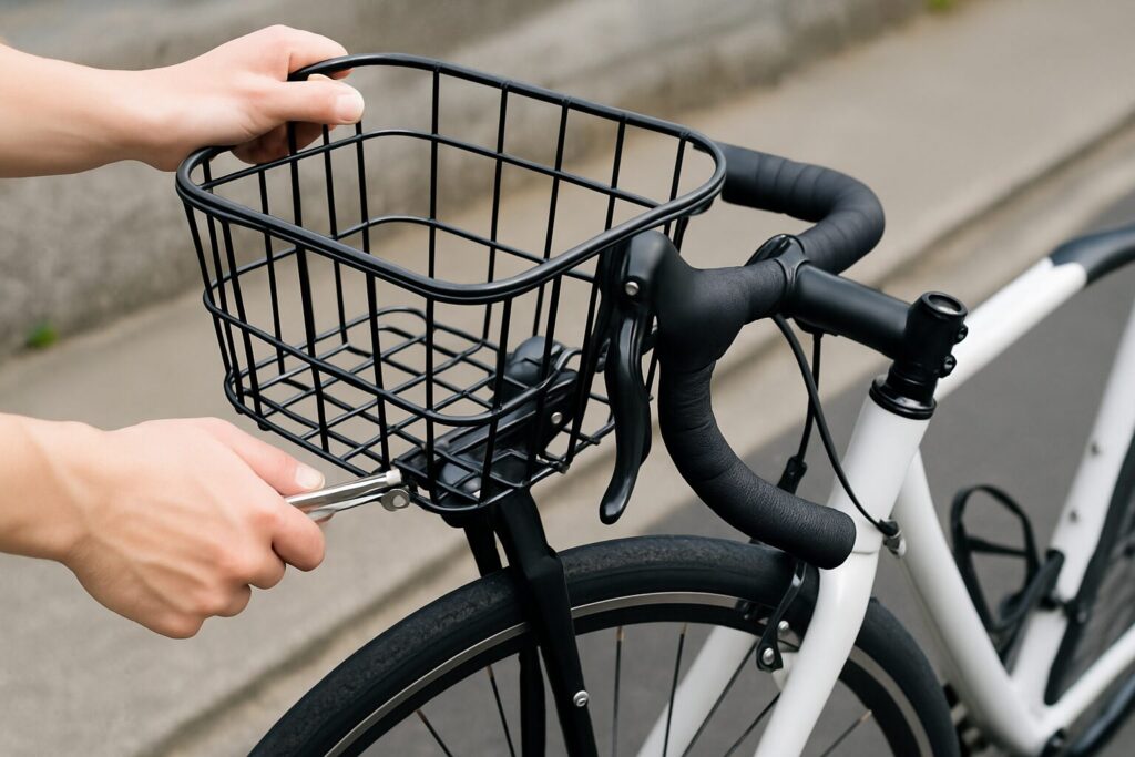 ロードバイクカゴの選び方と後付け時の注意点